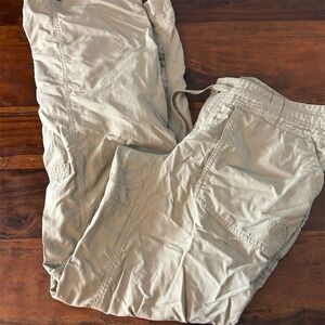 The North Face Women's Cargo Pants Size 2 Beige Casual Multiple Pockets